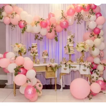 Banda Transparenta pentru Prinderea Baloanelor, Flippy, din PVC, 5 m, Gauri Duble, Transparent [7]