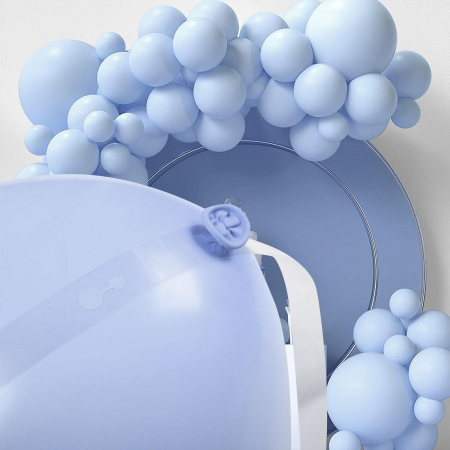 Banda Transparenta pentru Prinderea Baloanelor, Flippy, din PVC, 5 m, Gauri Duble, Transparent [5]