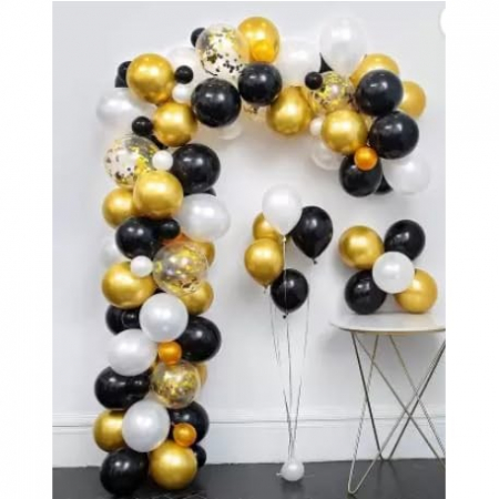 Banda Transparenta pentru Prinderea Baloanelor, Flippy, din PVC, 5 m, Gauri Duble, Transparent [8]