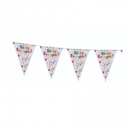 Articole petrecere - Banner Happy Birthday, Flippy, Stegulete, 33 x 24 cm, Model Happy Everyday, Multicolor