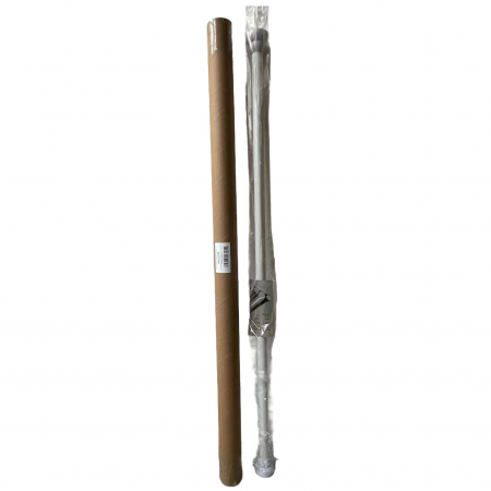 Lichidare Bara Telescopica Multifunctionala, Flippy, din Otel Inoxidabil, Utilizare Universala, Retractabila 107 - 195 cm, Fara Perforare Perete, Alb [1]