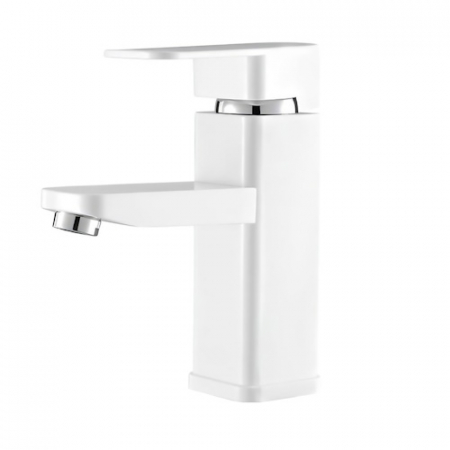 Baterii pentru baie - * LICHIDARE STOC * Baterie baie din plastic, PLAMIX Kub-001 Alb