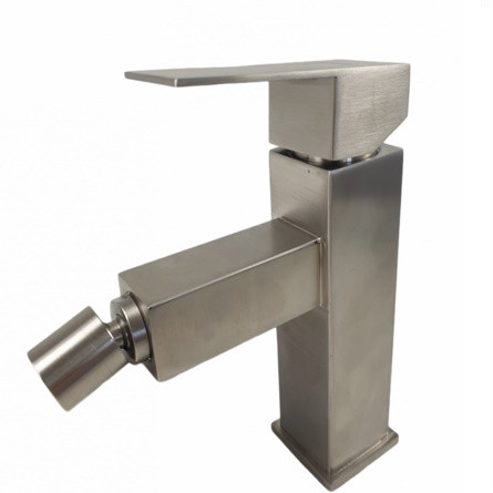 Baterie bideu MIXXUS KUB-002 din otel inoxidabil, Cap pipa 360 grade, Monocomanda, Racorduri incluse [3]