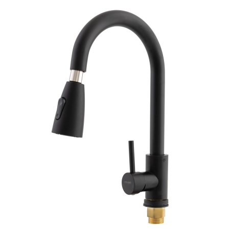 Pentru Casa si Camping - Baterie bucatarie dus extractabil cu 2 functii CHAMPION NEO-014 BLACK