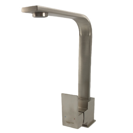 Baterie bucatarie MIXXUS KUB-011 din otel inoxidabil, Monocomanda, Racorduri incluse [4]