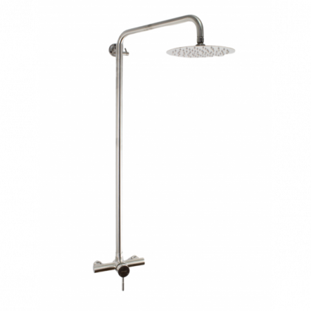 Coloana de dus Mixxus EKA-003-J, 120 cm baterie si para, monocomanda, furtun flexibil [0]