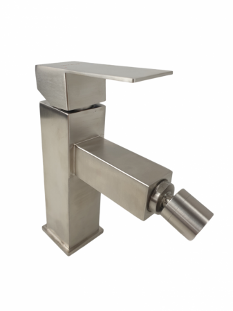 Baterie bideu MIXXUS KUB-002 din otel inoxidabil, Cap pipa 360 grade, Monocomanda, Racorduri incluse [0]