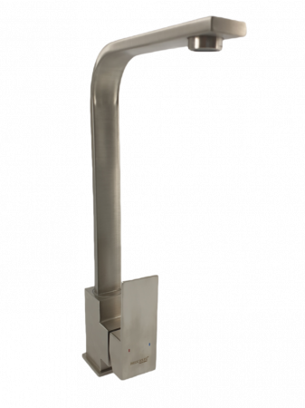 Baterie bucatarie MIXXUS KUB-011 din otel inoxidabil, Monocomanda, Racorduri incluse [0]