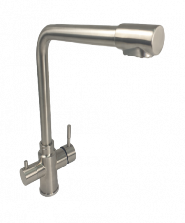 Baterie bucatarie MIXXUS SUS-021 din otel inoxidabil, Monocomanda, Racorduri incluse [1]