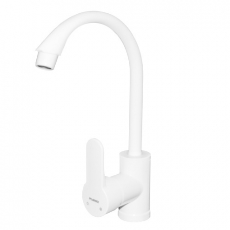 Baterii lavoar - Baterie lavoar din plastic PLAMIX Leon-011 White
