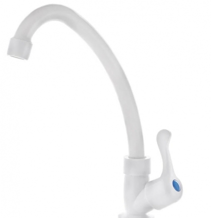 Baterii lavoar - Baterie lavoar din plastic PLAMIX Mono-004 White