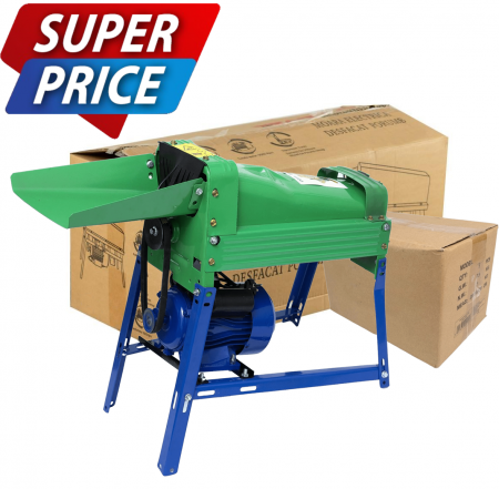 Batoze - mori desfacat porumb - Lichidare Batoza de porumb Wertcraft green cu motor electric 100% cupru, 2.2 kW, 2850 rpm