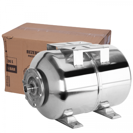 Piese si accesorii hidrofoare - Bazin hidrofor inox 24 L