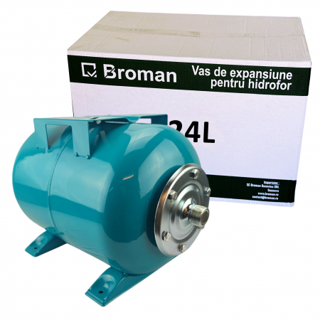 Piese si accesorii hidrofoare - Bazin hidrofor metalic 24 L Broman
