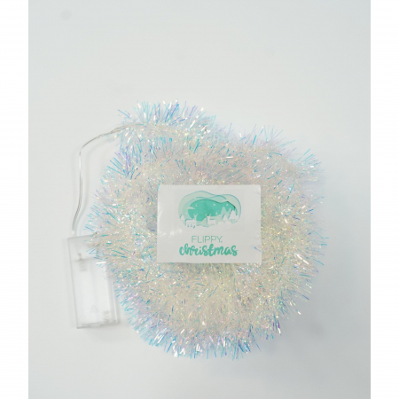 Beteala Craciun cu LED, Multicolora, simpla, 2 m x 5 cm, PVC, Sir, Artificiala, Flippy [5]