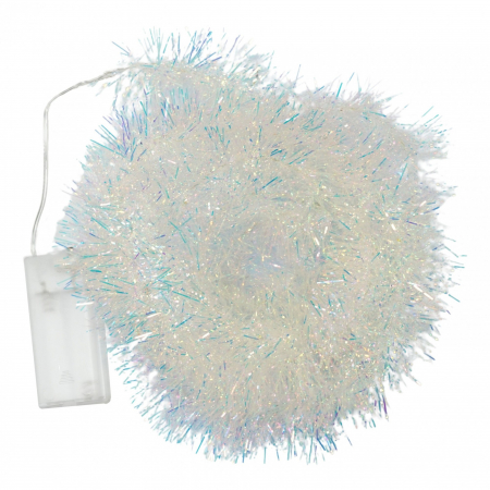 Decoratiuni, ornamente si articole Craciun - Beteala Craciun cu LED, Multicolora, simpla, 2 m x 5 cm, PVC, Sir, Artificiala, Flippy