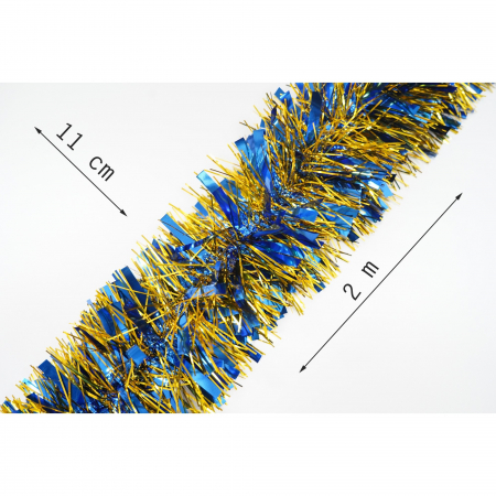 Beteala Craciun, Flippy, albastru, marimea: 2 m x 11 cm material:folie PVC, interior/exterior [5]