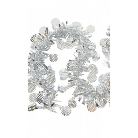 Beteala Craciun, Flippy, argintiu, marimea:  2 m x 11 cm x 9 cm material:folie PVC, interior/exterior [3]