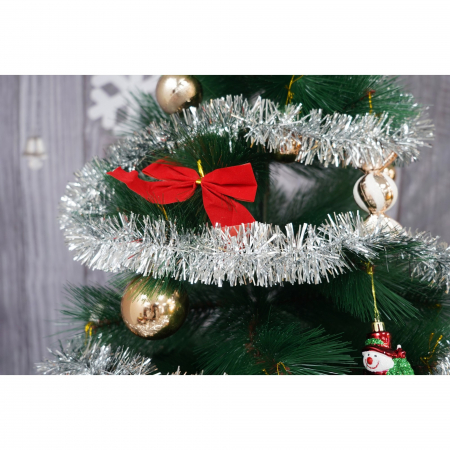 Beteala Craciun, Flippy, argintiu, marimea: 2 m x 5 cm material:folie PVC, interior/exterior [3]