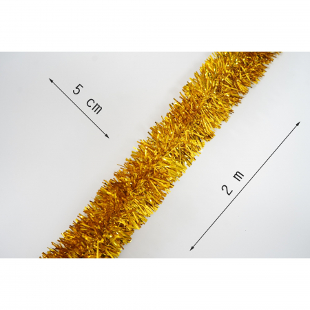 Beteala Craciun, Flippy, auriu, marimea: 2 m x 5 cm material:folie PVC, interior/exterior [5]