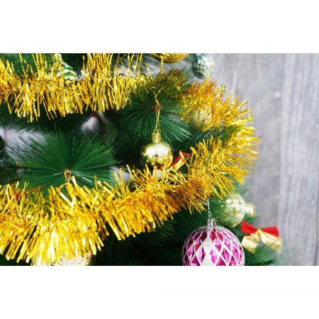 Beteala Craciun, Flippy, auriu, marimea: 2 m x 7 cm material:folie PVC, interior/exterior [7]