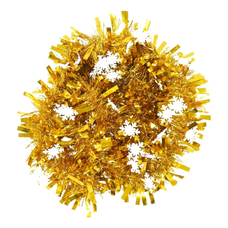 Decoratiuni, ornamente si articole Craciun - Beteala Craciun, Flippy, auriu, marimea:  2 m x 9 cm x 9 cm material:folie PVC, interior/exterior