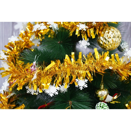 Beteala Craciun, Flippy, auriu, marimea:  2 m x 9 cm x 9 cm material:folie PVC, interior/exterior [7]