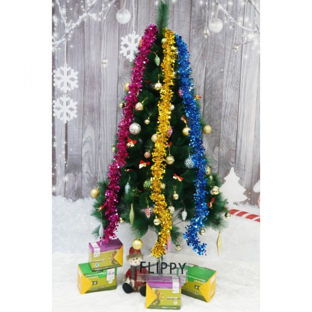 Beteala Craciun, Flippy, galben, marimea: 2 m x 9 cm material:folie PVC, interior/exterior [13]