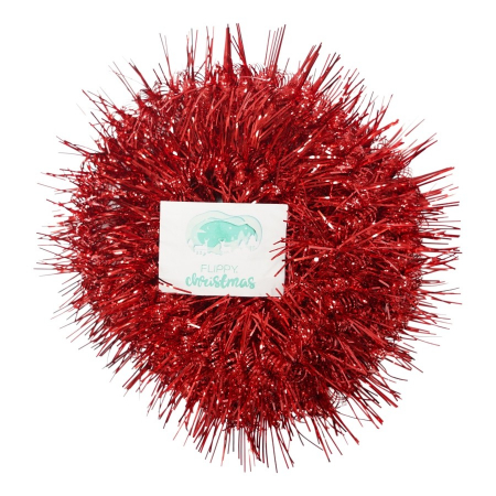 Pentru Casa si Camping - Beteala Craciun, Flippy, roșu, marimea: 2 m x 8 cm material:folie PVC, interior/exterior