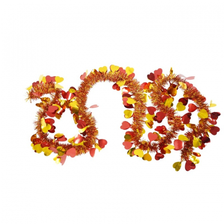 Decoratiuni, ornamente si articole Craciun - Beteala Craciun, Flippy, roșu, marimea: 2 m x 9 cm x 9 cm material:folie PVC, interior/exterior