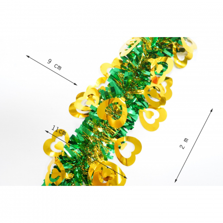 Beteala Craciun, Flippy, verde, marimea:  2 m x 11 cm x 9 cm material:folie PVC, interior/exterior [5]