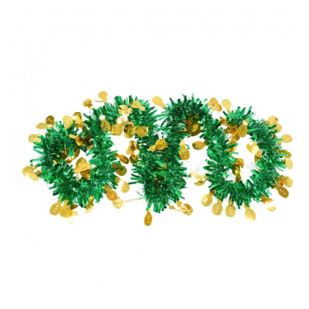 Decoratiuni, ornamente si articole Craciun - Beteala Craciun, Flippy, verde, marimea: 2 m x 11 cm x 9 cm material:folie PVC, interior/exterior)