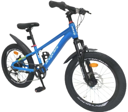 Biciclete, trotinete, triciclete - Bicicleta BR Tornado A2002 20'' 7 viteze, cadru aluminiu Shimano Albastru