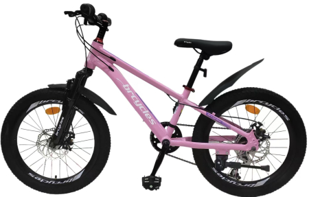 Bicicleta BR Tornado A2002 20'' 7 viteze, cadru aluminiu Shimano Roz [2]