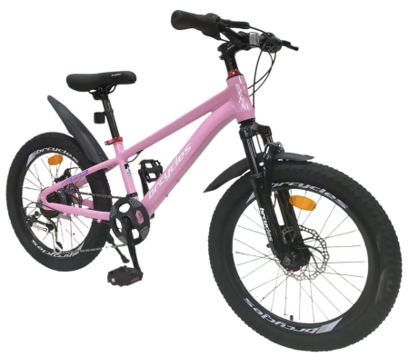 Biciclete, trotinete, triciclete - Bicicleta BR Tornado A2002 20'' 7 viteze, cadru aluminiu Shimano Roz