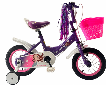 Bicicleta BRC copii 2-4 ani A1202 12" Mov [1]