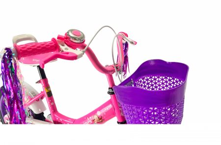Bicicleta BRC copii 4-7 ani A1602 16'' Roz [3]