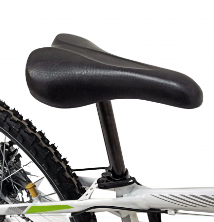 Bicicleta MTB-HT 24″ BR Storm, cadru otel 13″ ,21 viteze, Alb [4]