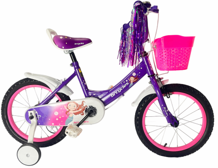 Bicicleta BRC copii 4-7 ani A1602 16'' Mov [0]