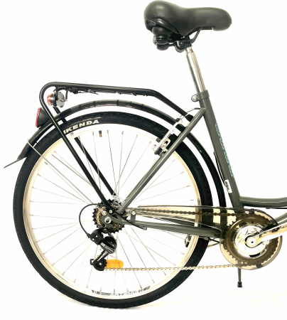 Lichidare de stoc Bicicleta Citadinne Shimano, S2603, 26 inch, Cadru Otel, Gri/Albastru [3]