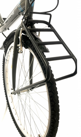 Bicicleta Citadinne Shimano, S2603, 26 inch, Cadru Otel, Gri/Albastru [6]