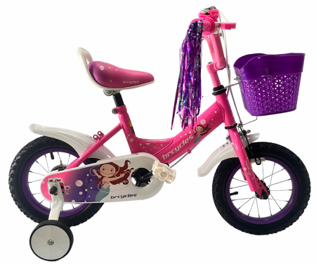 Bicicleta BRC copii 2-4 ani A1202 12" Roz [1]