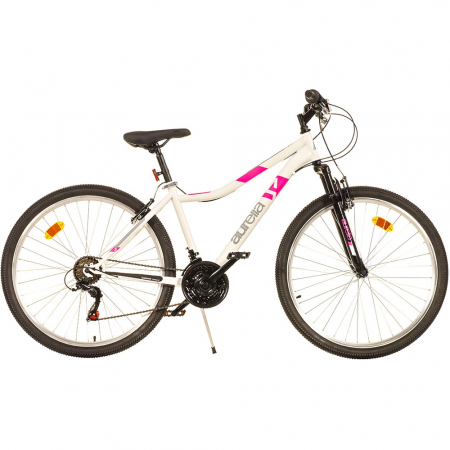 Biciclete, trotinete, triciclete - Bicicleta Dino Bikes 27,5'' MTB femei Ring alb