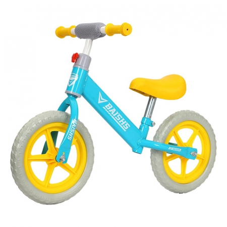 Biciclete, trotinete, triciclete - Bicicleta echilibru fara pedale, Balance, Albastru cu galben