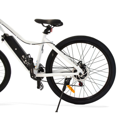 Bicicletă electrică RDB T7 cu motor de 250W, autonomie 30 - 40 km, 25km/h, 36v, 10.4 Ah, Alb - asistență la pedalare [4]