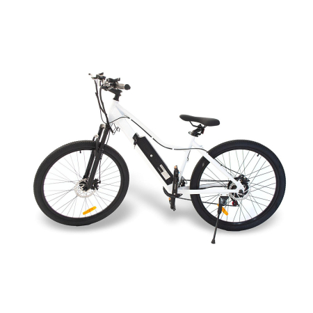 Bicicletă electrică RDB T7 cu motor de 250W, autonomie 30 - 40 km, 25km/h, 36v, 10.4 Ah, Alb - asistență la pedalare [6]