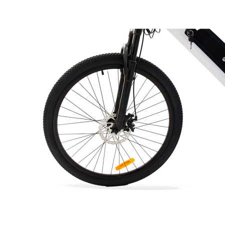 Bicicletă electrică RDB T7 cu motor de 250W, autonomie 30 - 40 km, 25km/h, 36v, 10.4 Ah, Alb - asistență la pedalare [5]