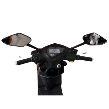 Scuter Electric (Bicicleta), Fara Permis, Cu Pedale Volta SX - 220 W, viteza maxima 25 km pe ora, visiniu [3]