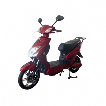 Scuter Electric (Bicicleta), Fara Permis, Cu Pedale Volta SX - 220 W, viteza maxima 25 km pe ora, visiniu [2]