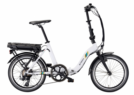 Bicicleta electrica Ztech ZT-71 URBAN autonomie 40 Km viteza maxima 25 km/h putere 250W acumulator 6.6Ah/36V pliabila nu necesita permis [1]